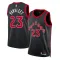 Muški Dres Toronto Raptors Jordan Fred Vanvleet 23 Statement Edition Swingman Crna