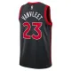 Muški Dres Toronto Raptors Jordan Fred Vanvleet 23 Statement Edition Swingman Crna