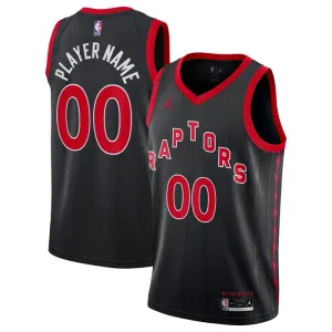 Muški Dres Toronto Raptors Jordan Personalizacija Statement Edition Swingman Crna