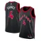 Muški Dres Toronto Raptors Jordan Scottie Barnes 4 Statement Edition Swingman Crna