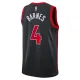 Muški Dres Toronto Raptors Jordan Scottie Barnes 4 Statement Edition Swingman Crna
