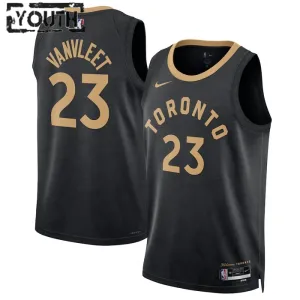 Nike Dječji Dres Toronto Raptors Fred Vanvleet 23 City Edition 2022/23 Swingman Crna