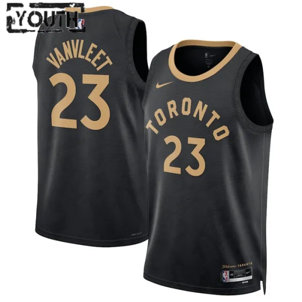 Nike Dječji Dres Toronto Raptors Fred Vanvleet 23 City Edition 2022/23 Swingman Crna Nike Dječji Dres Toronto Raptors Fred Vanvleet 23 City Edition 2022/23 Swingman Crna