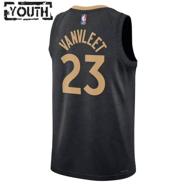 Nike Dječji Dres Toronto Raptors Fred Vanvleet 23 City Edition 2022/23 Swingman Crna