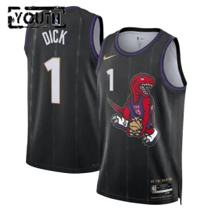 Nike Dječji Dres Toronto Raptors Grady Dick City Edition 2024/25 Swingman Crna