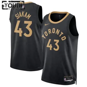 Nike Dječji Dres Toronto Raptors Pascal Siakam 43 City Edition 2022/23 Swingman Crna