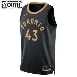 Nike Dječji Dres Toronto Raptors Pascal Siakam 43 City Edition 2022/23 Swingman Crna