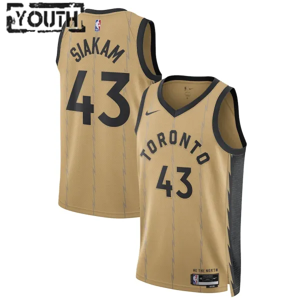 Nike Dječji Dres Toronto Raptors Pascal Siakam City Edition 2023/24 Swingman Zlato Nike Dječji Dres Toronto Raptors Pascal Siakam City Edition 2023/24 Swingman Zlato