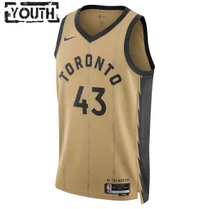 Nike Dječji Dres Toronto Raptors Pascal Siakam City Edition 2023/24 Swingman Zlato