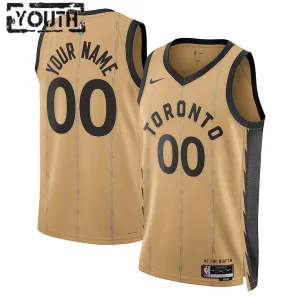 Nike Dječji Dres Toronto Raptors Personalizacija City Edition 2023/24 Swingman Zlato