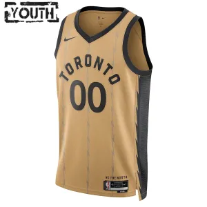 Nike Dječji Dres Toronto Raptors Personalizacija City Edition 2023/24 Swingman Zlato
