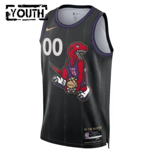 Nike Dječji Dres Toronto Raptors Personalizacija City Edition 2024/25 Swingman Crna