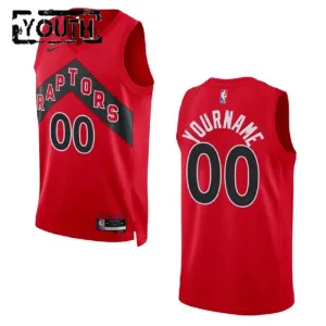 Nike Dječji Dres Toronto Raptors Personalizacija Icon Edition Swingman Crvena