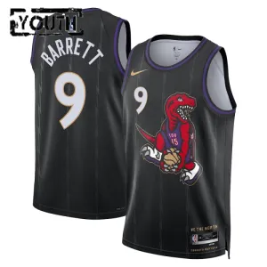 Nike Dječji Dres Toronto Raptors RJ Barrett City Edition 2024/25 Swingman Crna