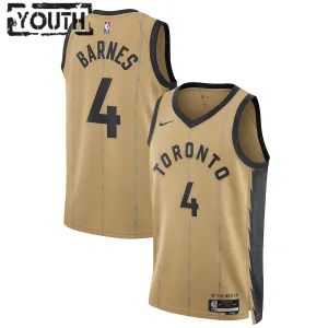 Nike Dječji Dres Toronto Raptors Scottie Barnes City Edition 2023/24 Swingman Zlato