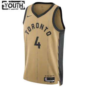 Nike Dječji Dres Toronto Raptors Scottie Barnes City Edition 2023/24 Swingman Zlato