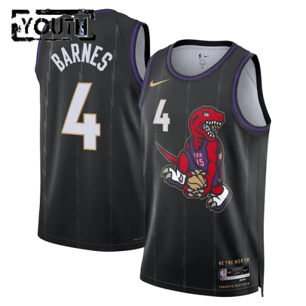 Nike Dječji Dres Toronto Raptors Scottie Barnes City Edition 2024/25 Swingman Crna Nike Dječji Dres Toronto Raptors Scottie Barnes City Edition 2024/25 Swingman Crna