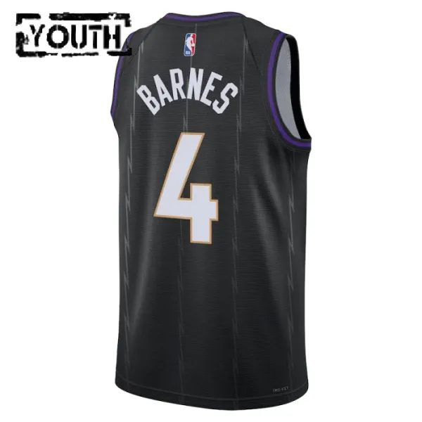 Nike Dječji Dres Toronto Raptors Scottie Barnes City Edition 2024/25 Swingman Crna