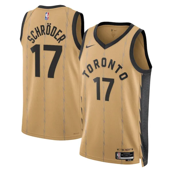 Nike Muški Dres Toronto Raptors Dennis Schroder City Edition 2023/24 Swingman Zlato Nike Muški Dres Toronto Raptors Dennis Schroder City Edition 2023/24 Swingman Zlato