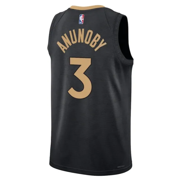 Nike Muški Dres Toronto Raptors OG Anunoby 3 City Edition 2022/23 Swingman Crna