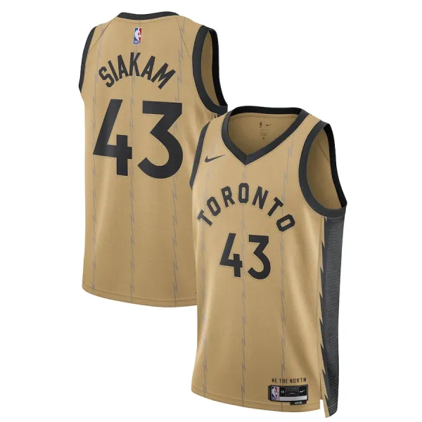 Nike Muški Dres Toronto Raptors Pascal Siakam City Edition 2023/24 Swingman Zlato Nike Muški Dres Toronto Raptors Pascal Siakam City Edition 2023/24 Swingman Zlato