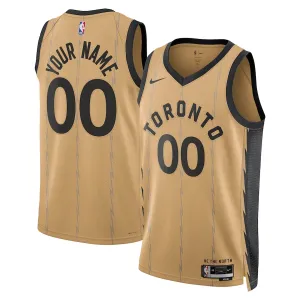 Nike Muški Dres Toronto Raptors Personalizacija City Edition 2023/24 Swingman Zlato