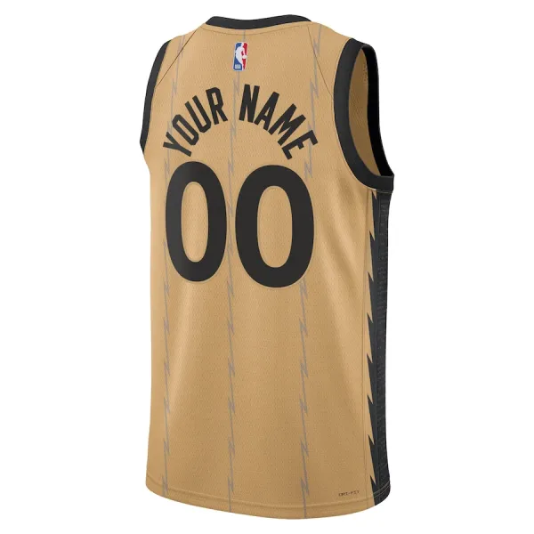 Nike Muški Dres Toronto Raptors Personalizacija City Edition 2023/24 Swingman Zlato
