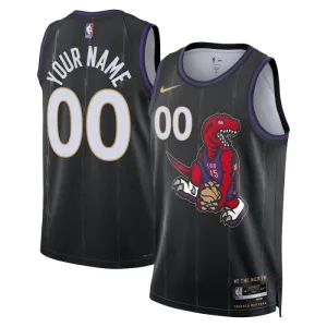 Nike Muški Dres Toronto Raptors Personalizacija City Edition 2024/25 Swingman Crna
