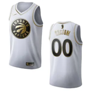 Nike Muški Dres Toronto Raptors Personalizacija Golden Edition Swingman Bijela