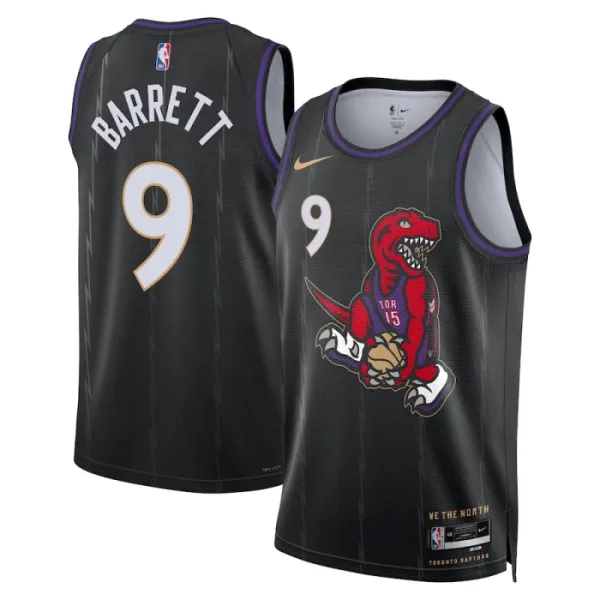 Nike Muški Dres Toronto Raptors RJ Barrett City Edition 2024/25 Swingman Crna Nike Muški Dres Toronto Raptors RJ Barrett City Edition 2024/25 Swingman Crna