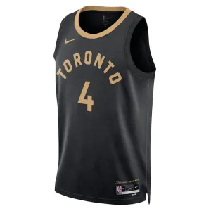 Nike Muški Dres Toronto Raptors Scottie Barnes 4 City Edition 2022/23 Swingman Crna