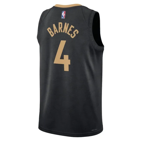 Nike Muški Dres Toronto Raptors Scottie Barnes 4 City Edition 2022/23 Swingman Crna
