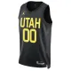 Muški Dres Utah Jazz Jordan Personalizacija Statement Edition Swingman Crna