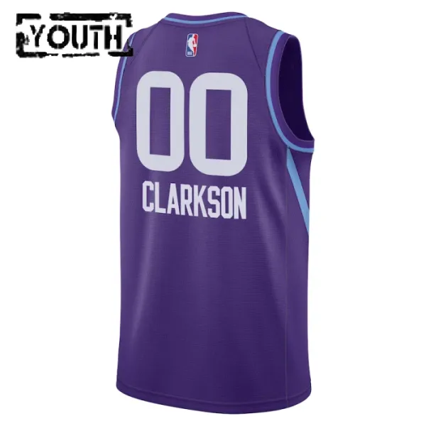 Nike Dječji Dres Utah Jazz Jordan Clarkson City Edition 2024/25 Swingman Ljubičasta