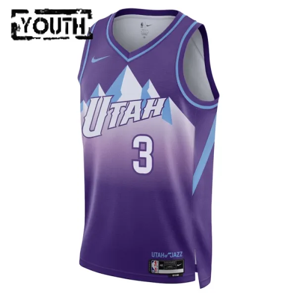 Nike Dječji Dres Utah Jazz Keyonte George City Edition 2024/25 Swingman Ljubičasta