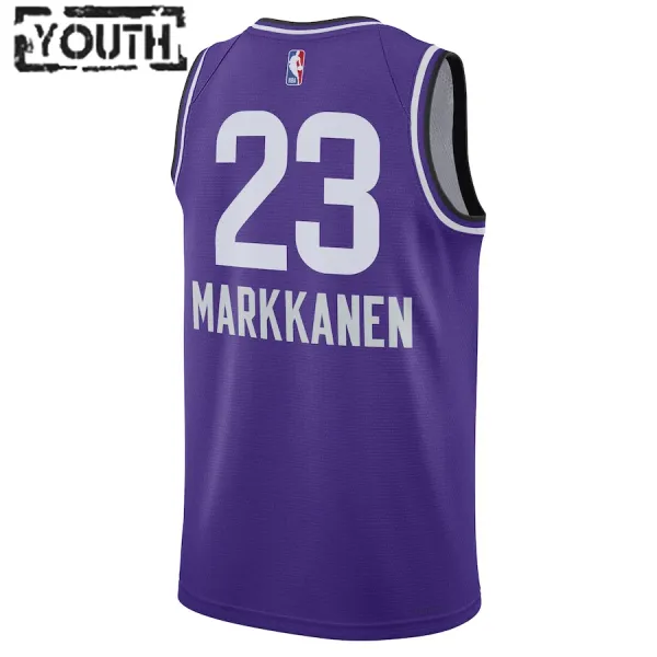 Nike Dječji Dres Utah Jazz Lauri Markkanen City Edition 2023/24 Swingman Ljubičasta