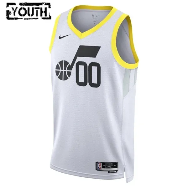 Nike Dječji Dres Utah Jazz Personalizacija Association Edition Swingman Bijela