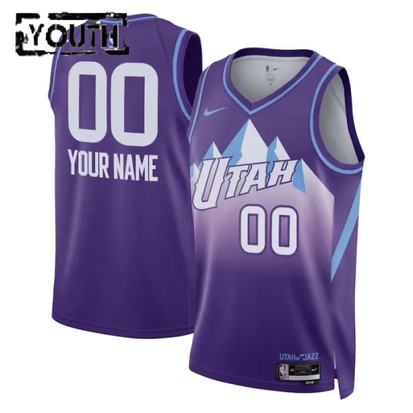 Nike Dječji Dres Utah Jazz Personalizacija City Edition 2024/25 Swingman Ljubičasta