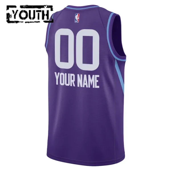 Nike Dječji Dres Utah Jazz Personalizacija City Edition 2024/25 Swingman Ljubičasta