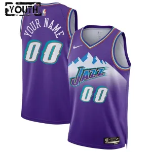 Nike Dječji Dres Utah Jazz Personalizacija Classic Edition 2022/23 Swingman Ljubičasta