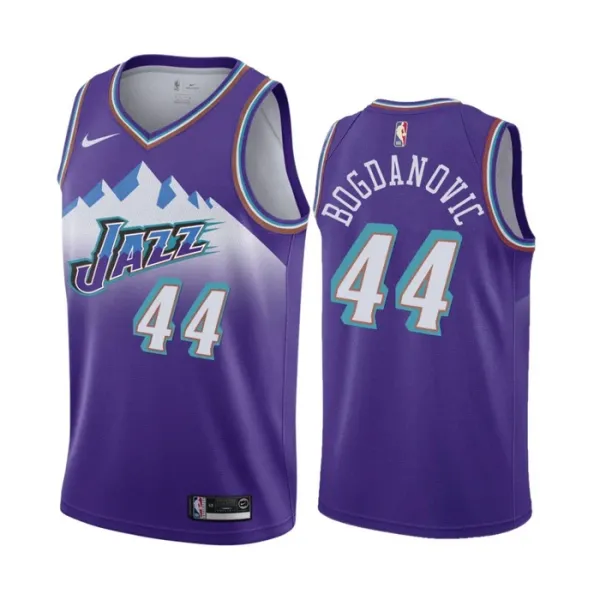 Nike Muški Dres Utah Jazz Bojan Bogdanovic 44 Classic Edition 2022/23 Swingman Ljubičasta