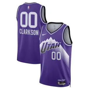 Nike Muški Dres Utah Jazz Jordan Clarkson City Edition 2023/24 Swingman Ljubičasta