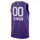 Nike Muški Dres Utah Jazz Jordan Clarkson City Edition 2024/25 Swingman Ljubičasta