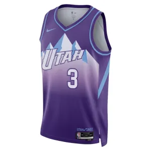 Nike Muški Dres Utah Jazz Keyonte George City Edition 2024/25 Swingman Ljubičasta
