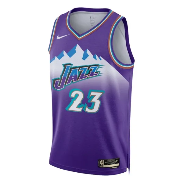 Nike Muški Dres Utah Jazz Lauri Markkanen 23 Classic Edition 2022/23 Swingman Ljubičasta
