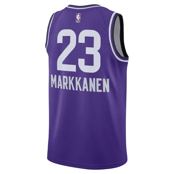 Nike Muški Dres Utah Jazz Lauri Markkanen City Edition 2023/24 Swingman Ljubičasta