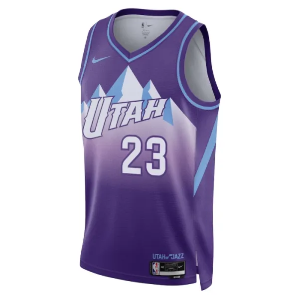 Nike Muški Dres Utah Jazz Lauri Markkanen City Edition 2024/25 Swingman Ljubičasta
