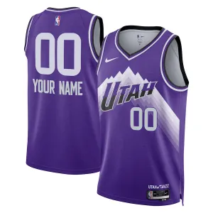 Nike Muški Dres Utah Jazz Personalizacija City Edition 2023/24 Swingman Ljubičasta