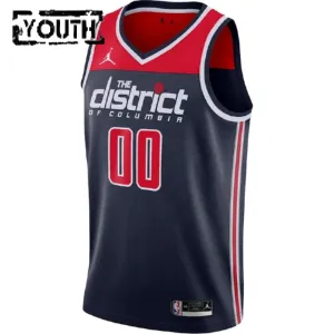 Dječji Dres Washington Wizards Jordan Personalizacija Statement Edition Swingman Crna