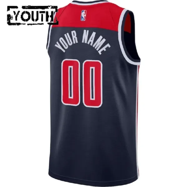 Dječji Dres Washington Wizards Jordan Personalizacija Statement Edition Swingman Crna